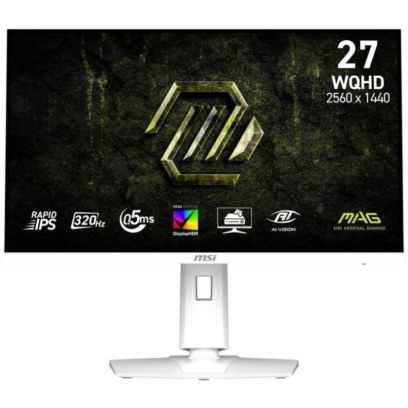 Monitor MSI MAG 27” WQHD 320 Hz con HDR y tiempo de respuesta ultra rápido