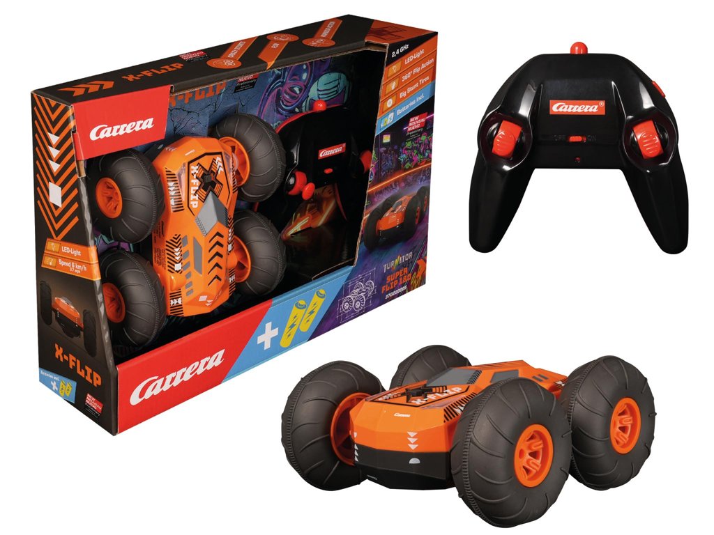 Carrera Turnator Super Flip 180: velocidad y giros al 50%