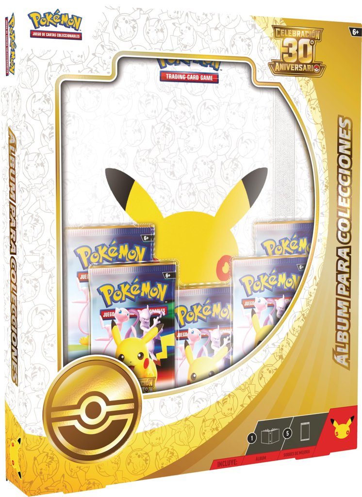 Celebra 30 años de Pokémon con su nuevo álbum de colección