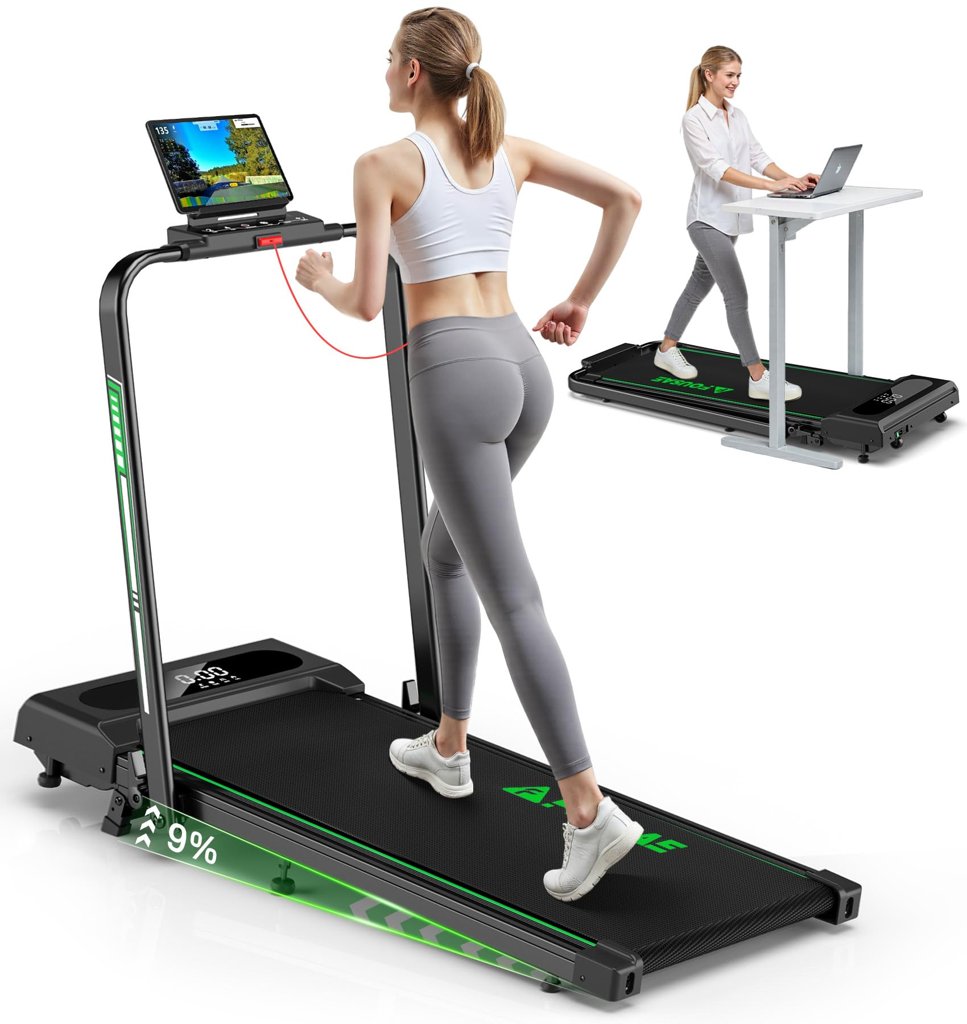 Entrena en casa con la cinta 5 en 1 plegable y su inclinación