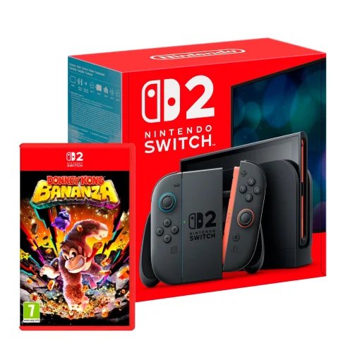 Nintendo Switch 2 256 GB con Donkey Kong Bananza: la mejor oferta