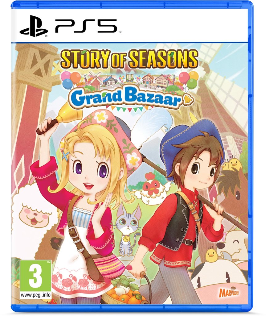 Story of Seasons: Grand Bazaar para PS5 – Ahorra un 44%