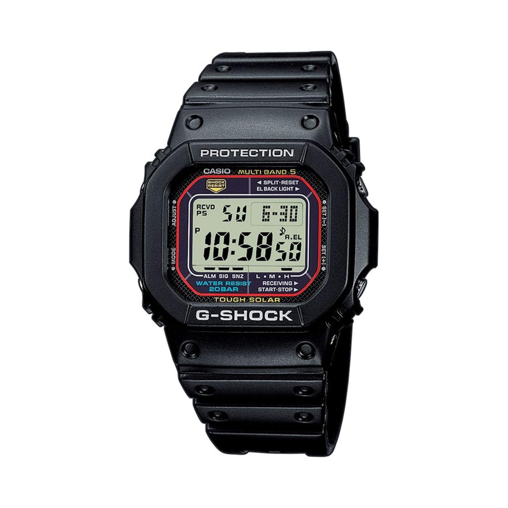 G‑Shock GW‑M5610‑1ER: resistencia solar y radio‑controlado