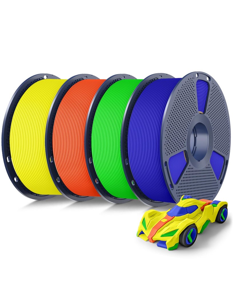 Pack de 4 kg de filamento PETG de alta velocidad – colores vibrantes