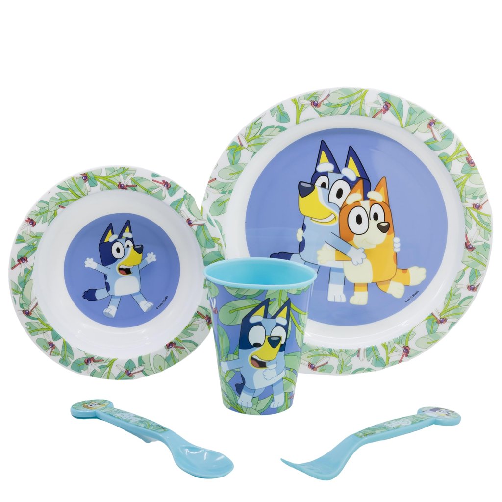 Set de 5 piezas Bluey para la hora de comer