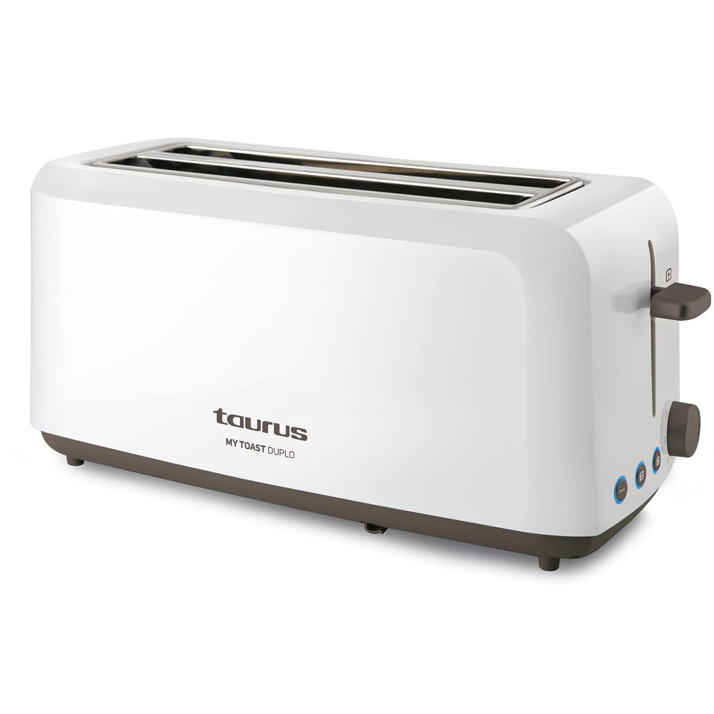Despierta con estilo: Tostadora Taurus de 1450W y doble ranura larga