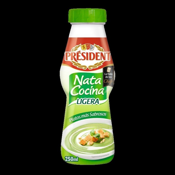 Nata ligera Président 12% mg a mitad de precio