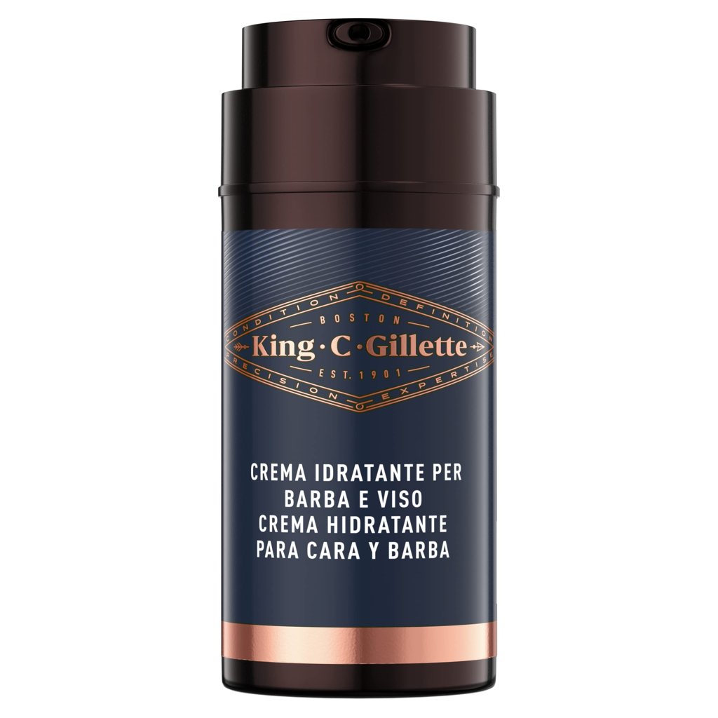 Crema facial King C. Gillette: hidratación y cuidado de la barba