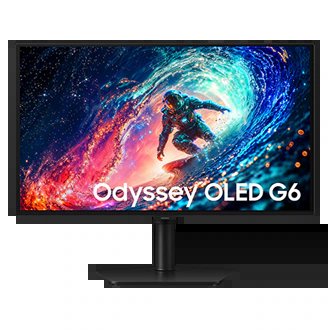 Monitor Samsung Odyssey OLED G6 de 27” QD‑OLED: 240 Hz y 0,03 ms
