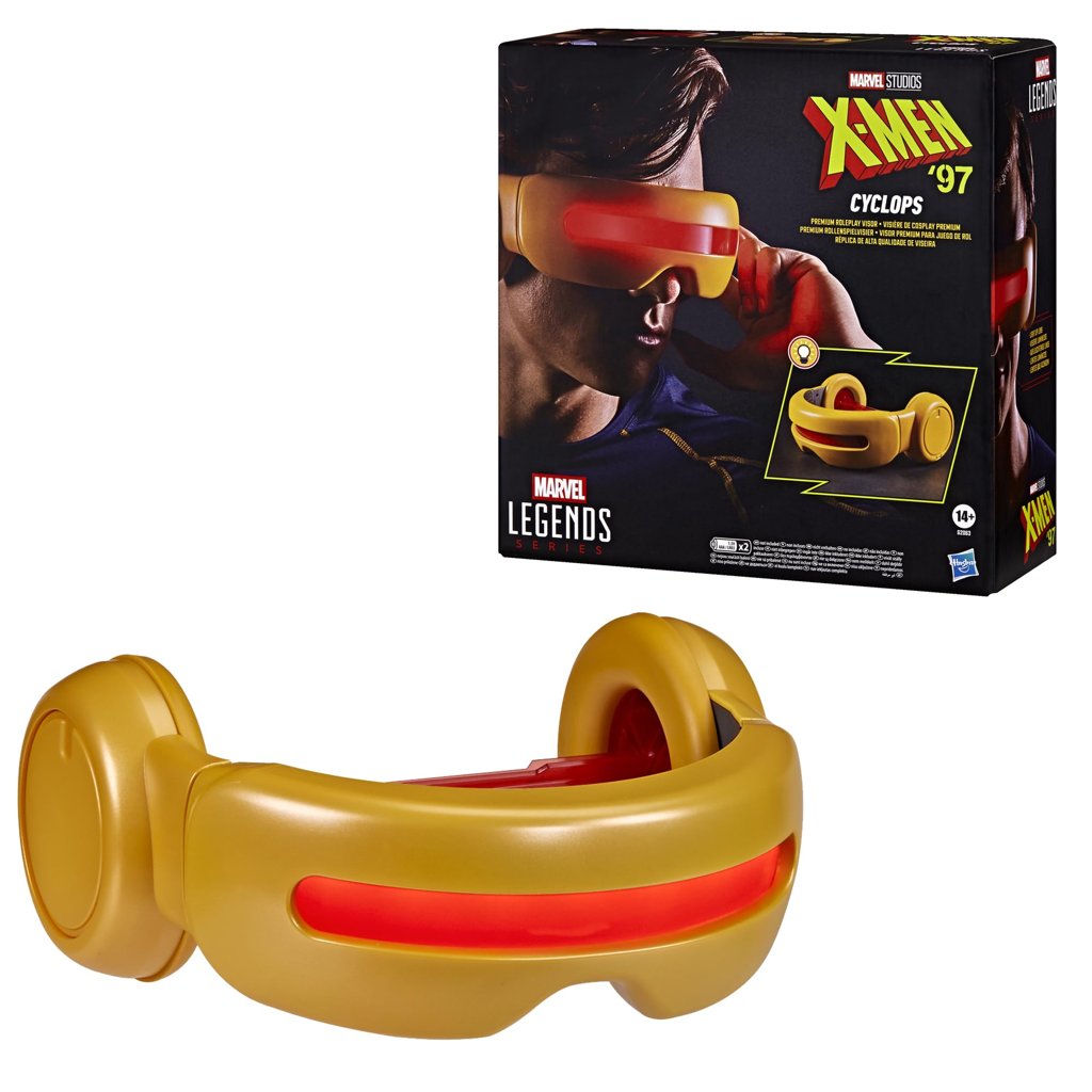 Visor de Cíclope Marvel Legends 1:1 con luces – Edición coleccionable