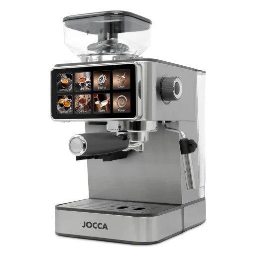 Cafetera espresso JOCCA 2958 con molinillo y pantalla táctil