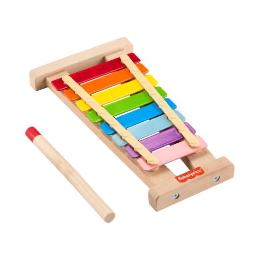 Xilófono de madera Fisher‑Price: diversión musical para los peques