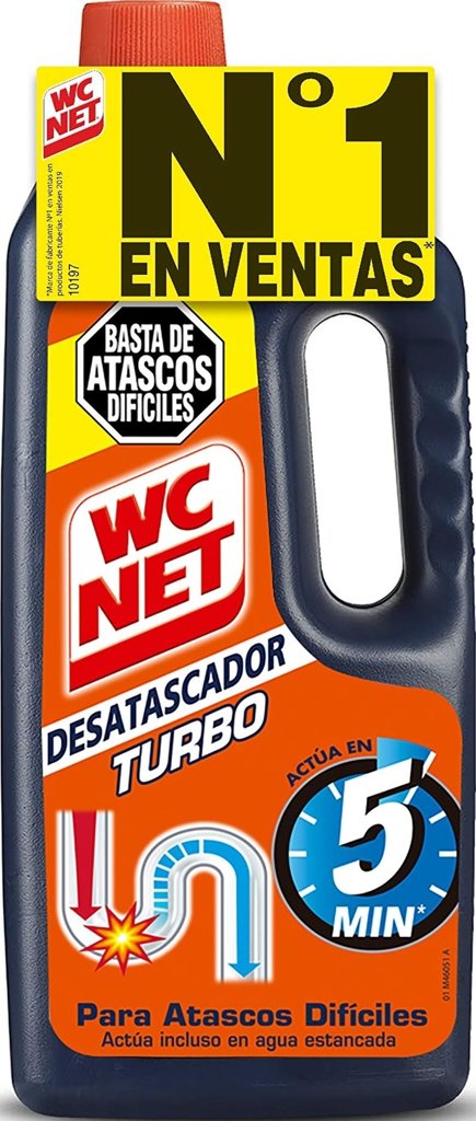Desatascador turbo WC Net 1L x2 a 9,30€