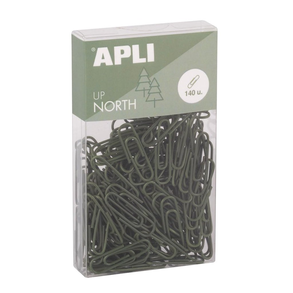 Pack de 140 clips metálicos multicolores de 28 mm – organización al alcance