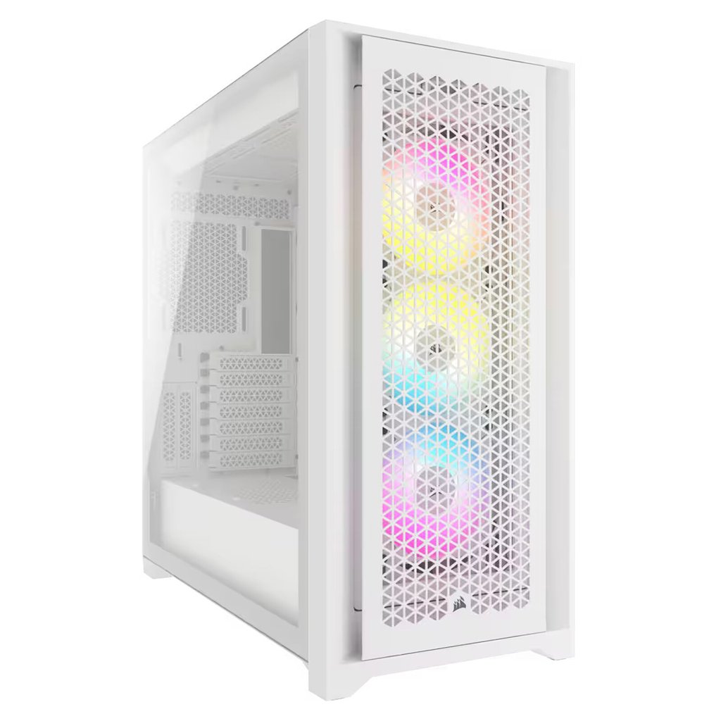 Corsair 5000D RGB Airflow blanco: elegancia y refrigeración en tu PC