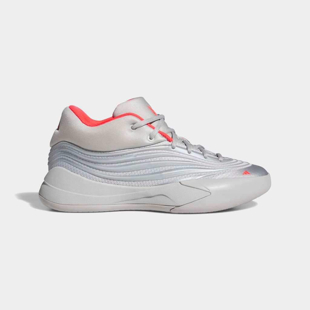 Zapatillas Adidas Dame X gris plateado, perfectas para la cancha