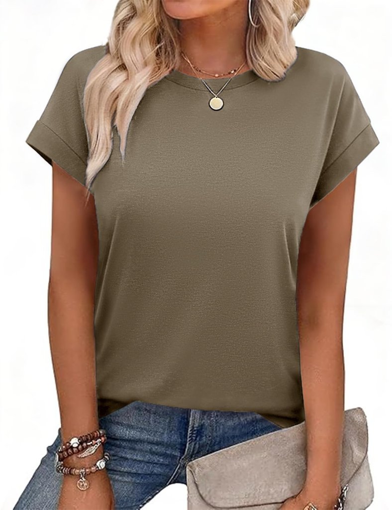 Camiseta de mujer de manga corta, colores y tallas a tu gusto