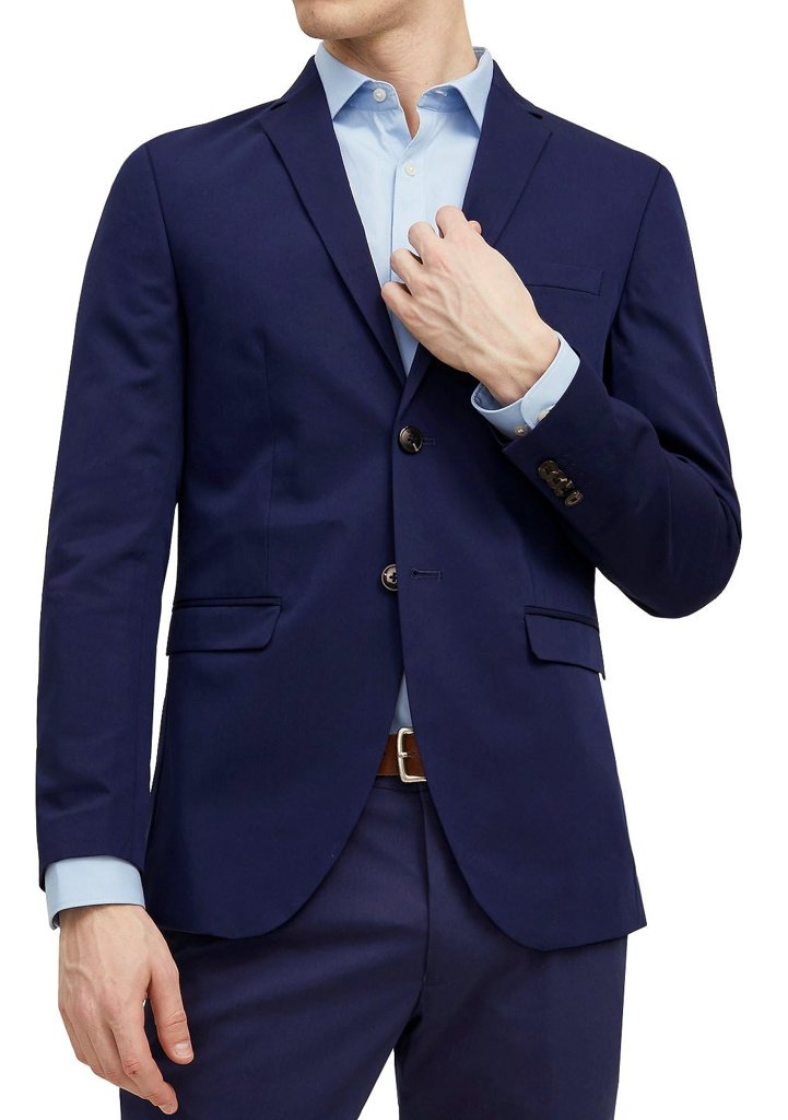 JACK & JONES Chaqueta Super Slim Fit Blazer - Azul Marino