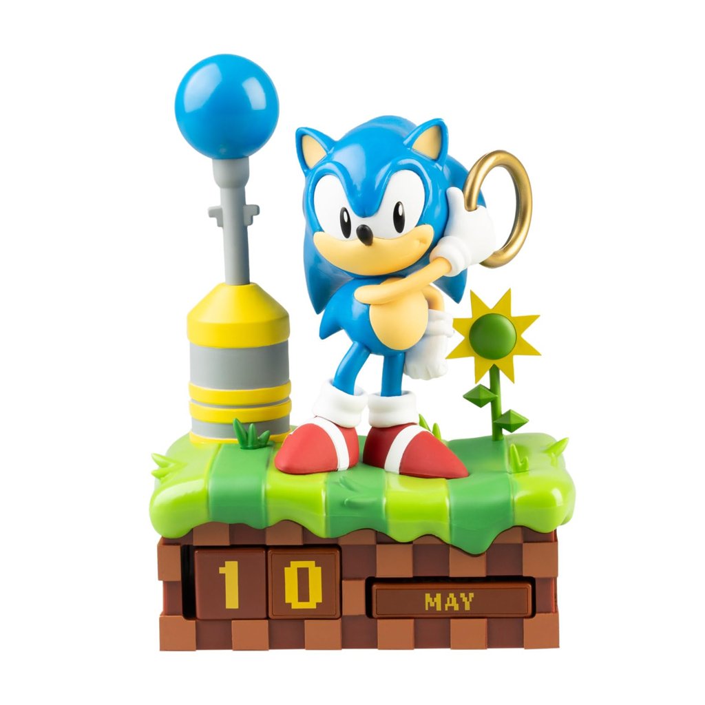 Calendario Perpetuo 3D de Sonic – decoración gamer única