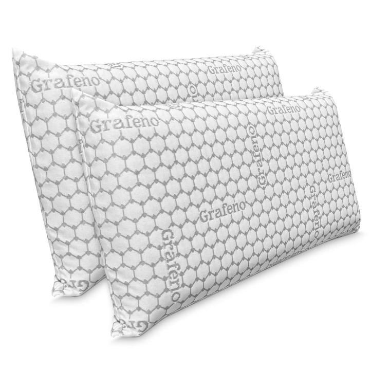 Pack de 2 almohadas viscoelásticas con efecto antiestrés
