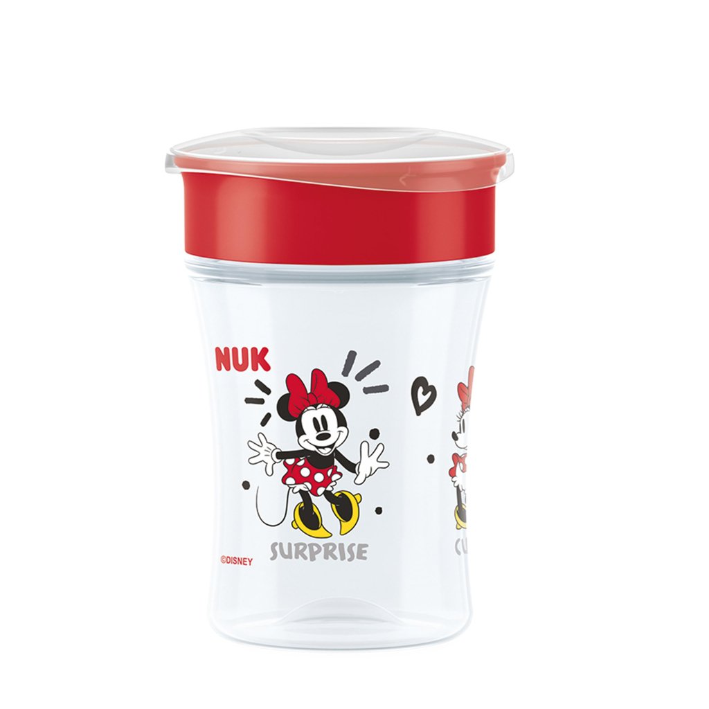 Aprende a beber sin derrames con el vaso NUK Magic Cup Minnie