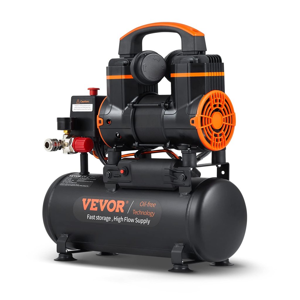 Compresor de aire silencioso 8L, 70 dB y 3,5 MPa