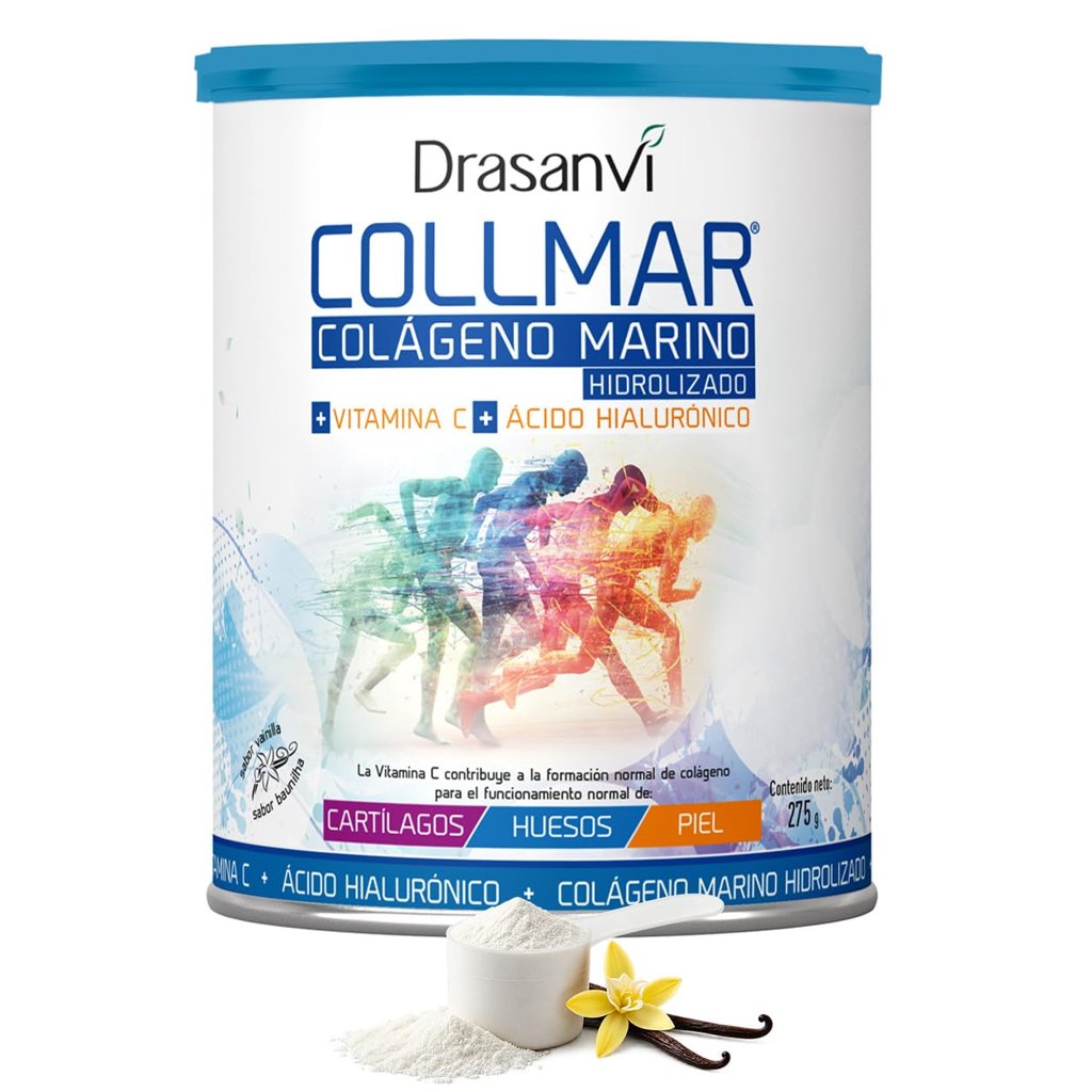 Colágeno Marino con Ácido Hialurónico y Vitamina C – Sabor Vainilla