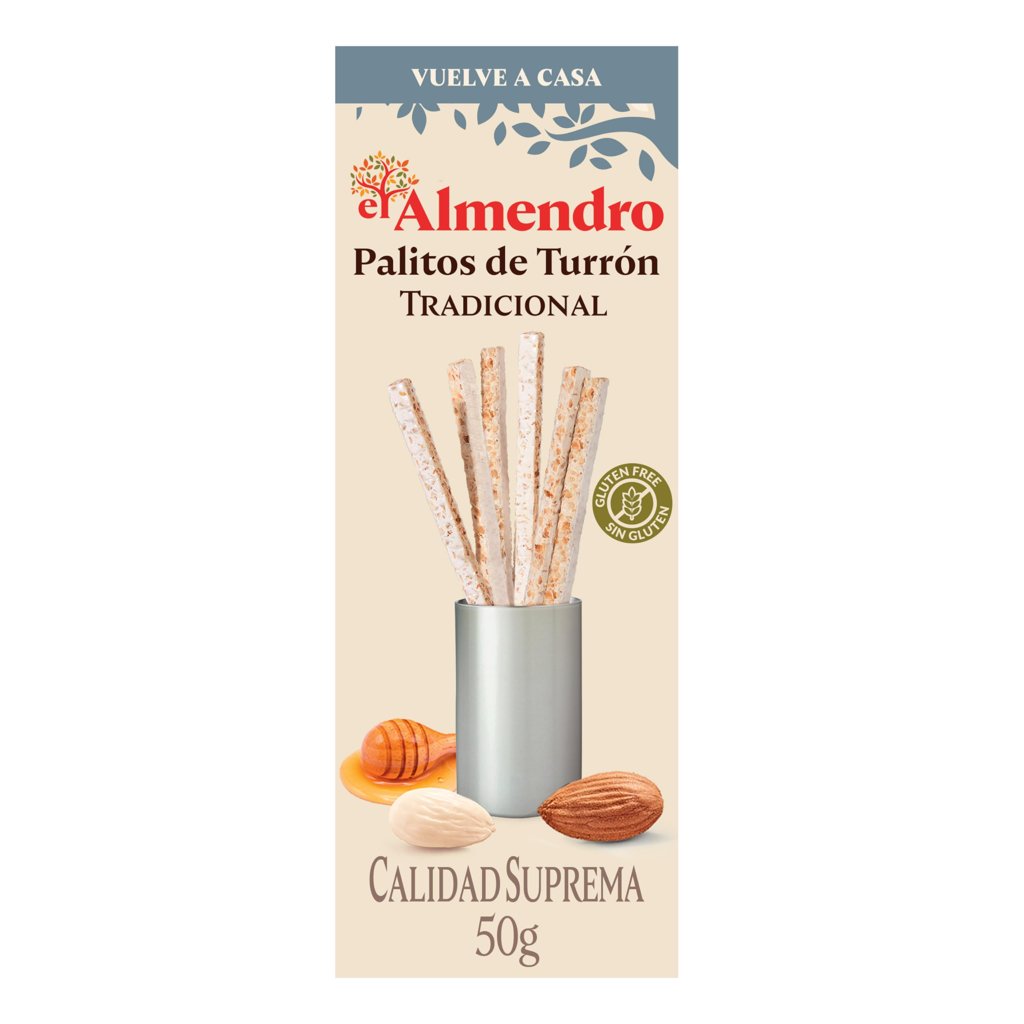 Palitos de turrón tradicional con almendra y caramelo salado – ¡Oferta irresistible!