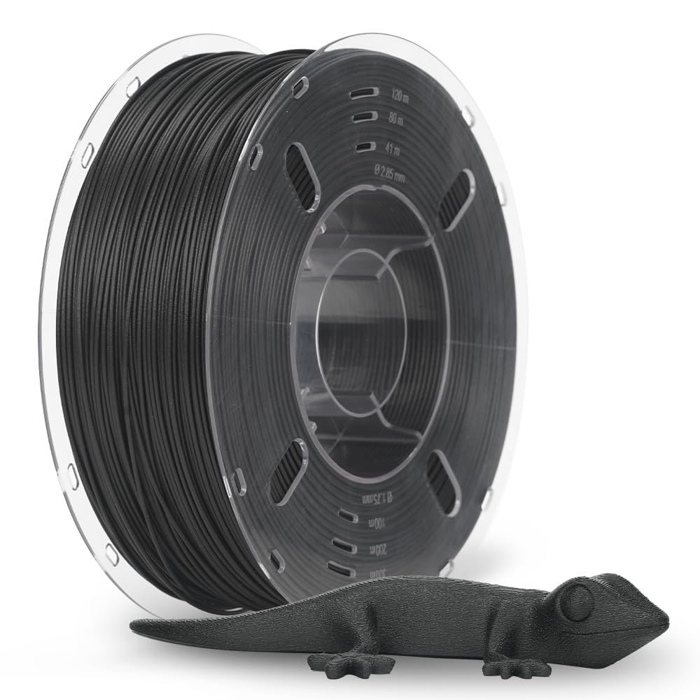 Filamento 3D ASA‑CF con fibra de carbono negro – 1,75 mm