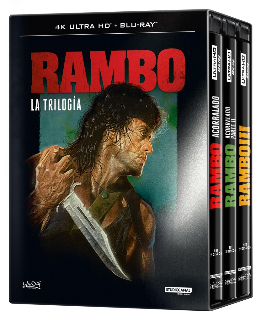 Rambo: la trilogía en 4K UHD + Blu‑ray – ¡30% de descuento!