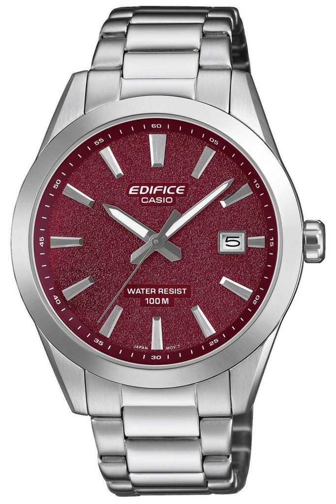 Reloj Casio Edifice con esfera azul texturizada: estilo deportivo
