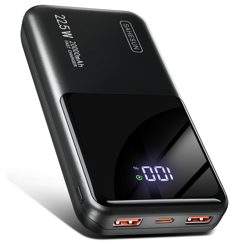 Power Bank 20 000 mAh con carga rápida 22,5 W y USB‑C PD3.0