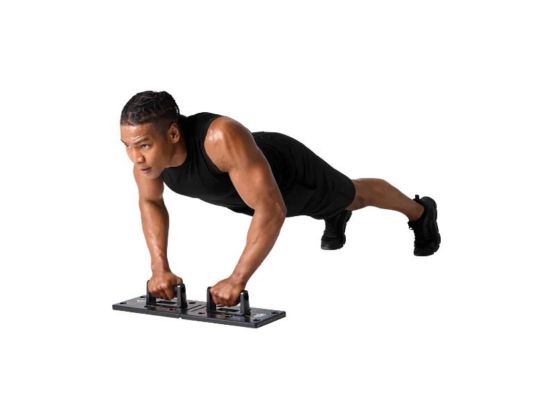 Set completo de tabla de flexiones, mancuerna y pesa rusa