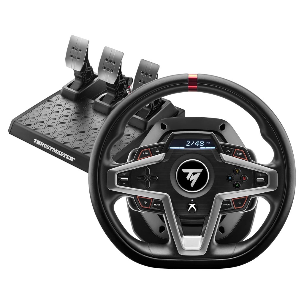 Thrustmaster T248: volante con force feedback y pedalier para Xbox y PC