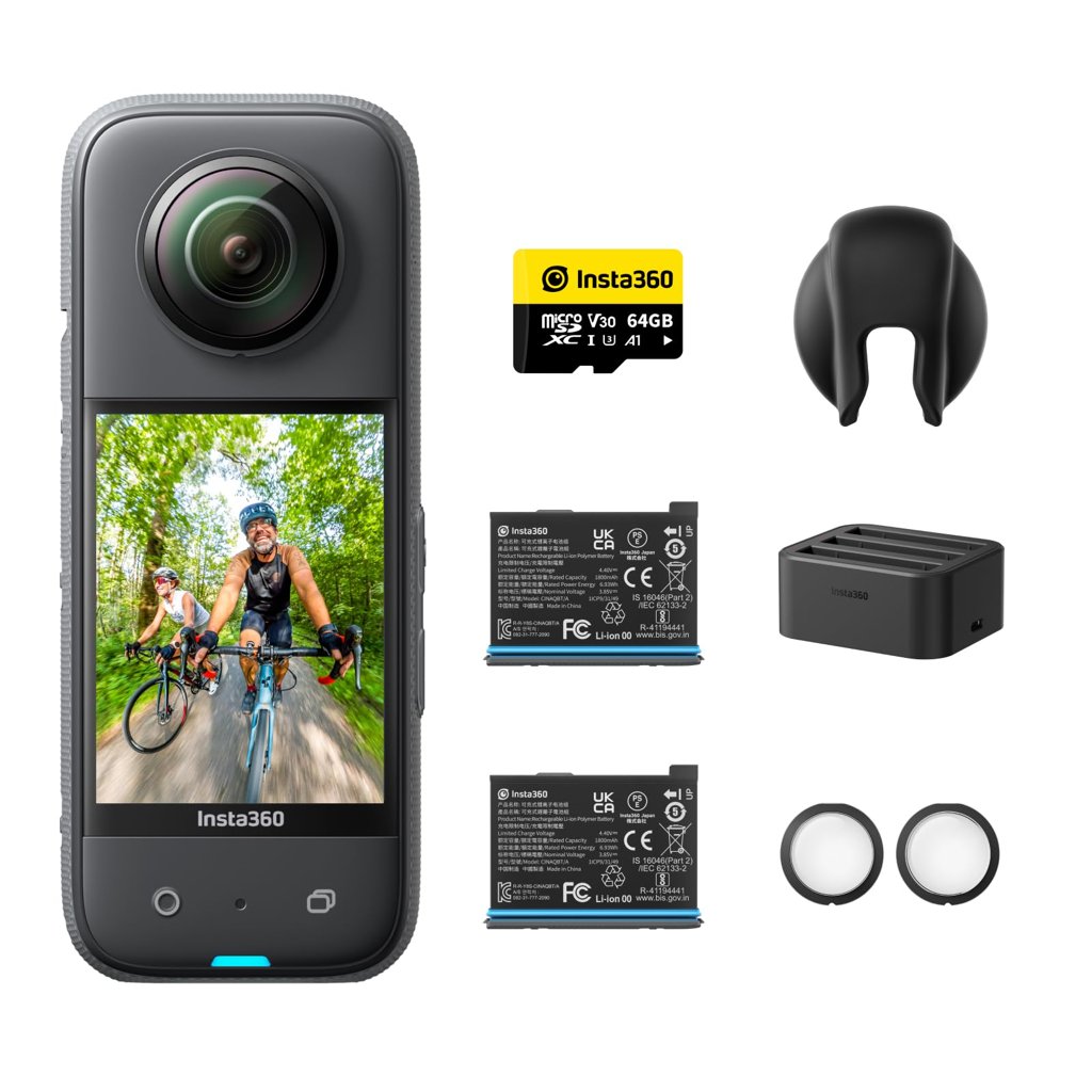 Insta360 X3 Kit completo con 2 baterías y 64GB