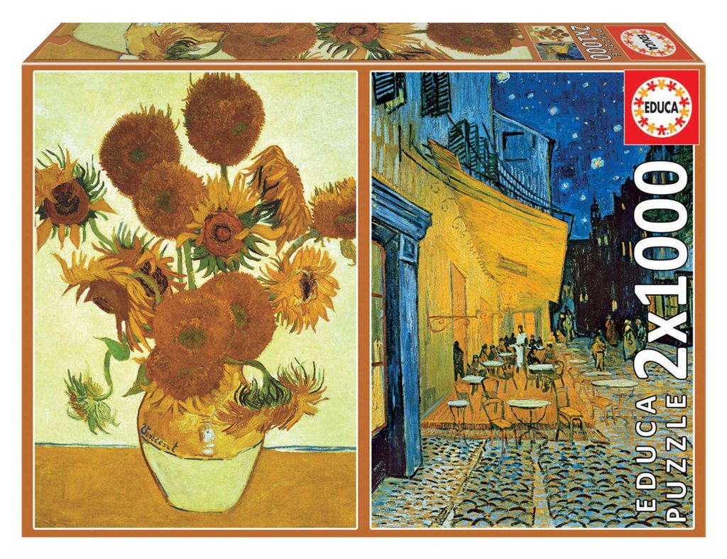 ¡Arte y diversión! 2 puzzles de 1000 piezas de Van Gogh