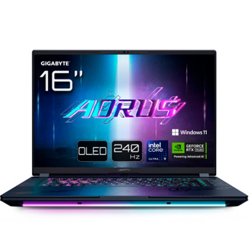 Portátil Gigabyte AORUS Master con pantalla OLED 240 Hz y RTX 5090