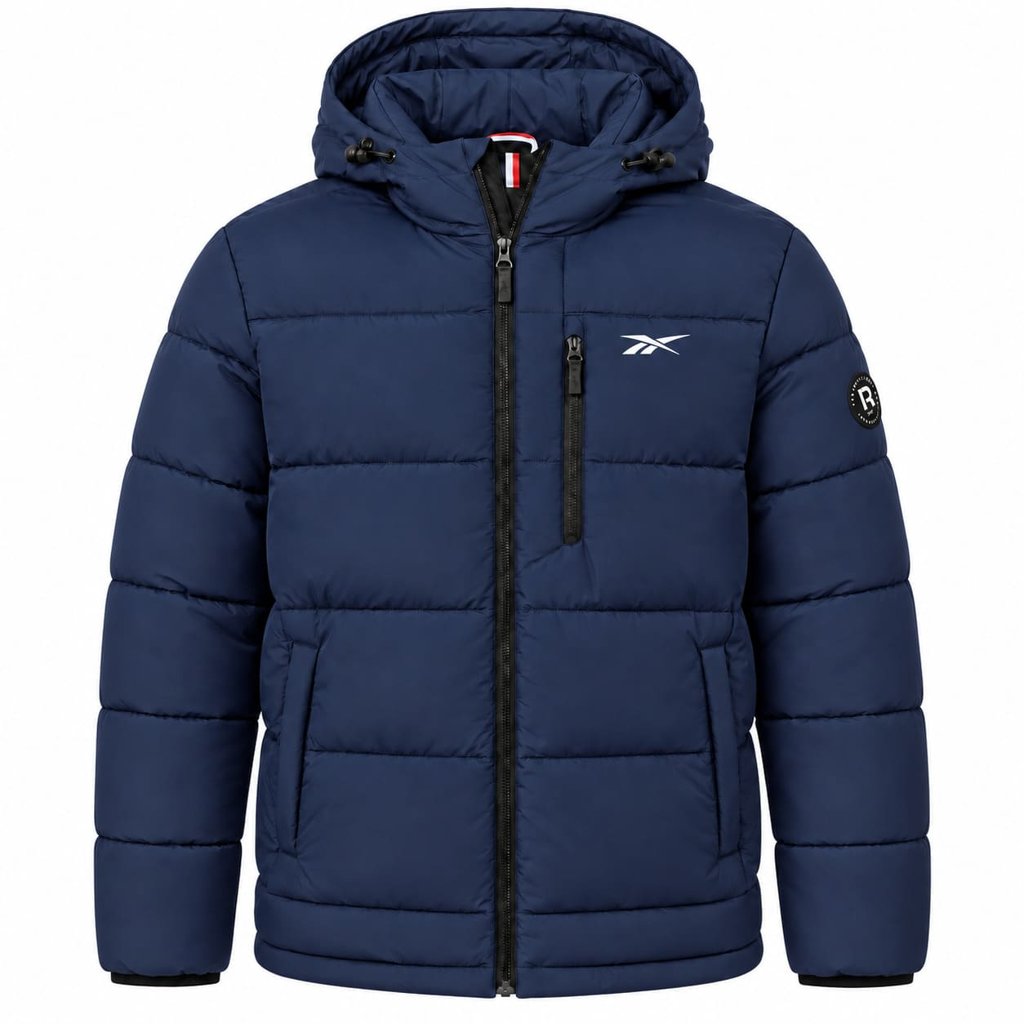 Chaqueta Reebok Stretch Puffer para hombre: calor y estilo