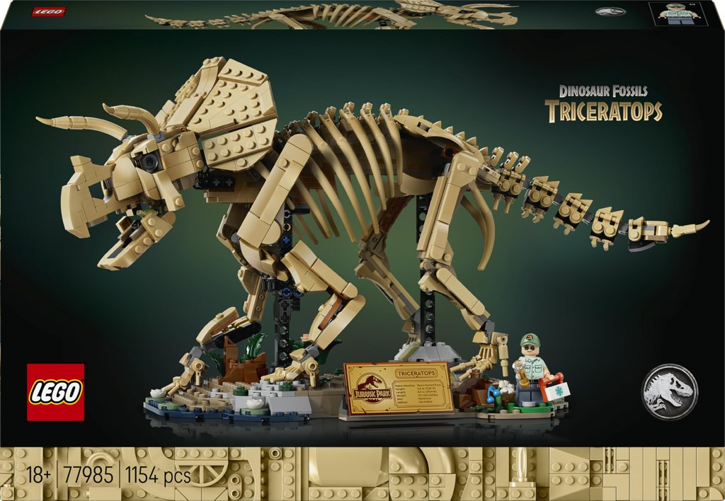 LEGO Jurassic World Fósiles de Dinosaurio: Triceratops 77985
