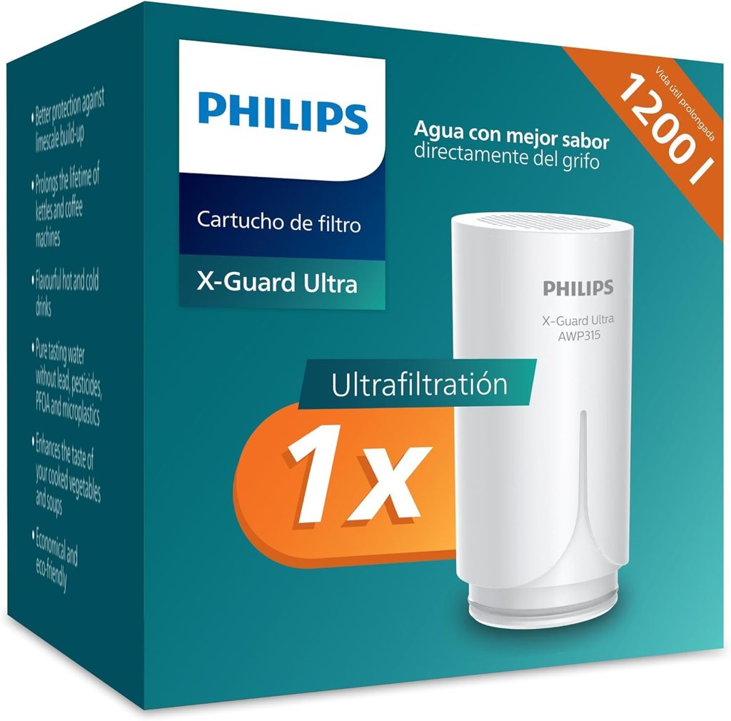 Filtra tu agua y dile adiós al cloro y al plomo con Philips