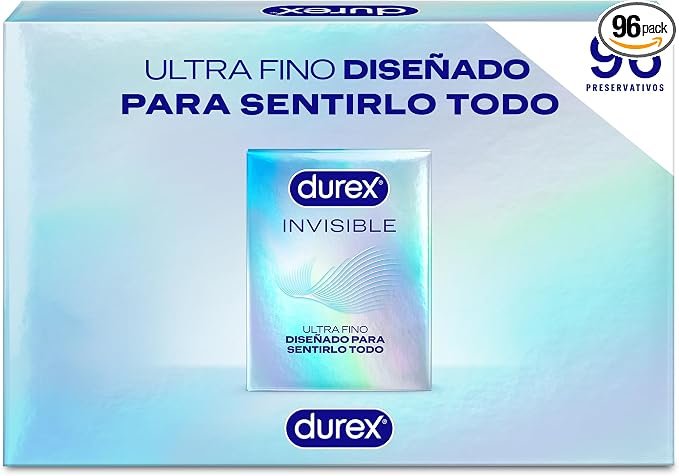 Pack 96 Durex Invisible Ultra Fino: la protección más discreta