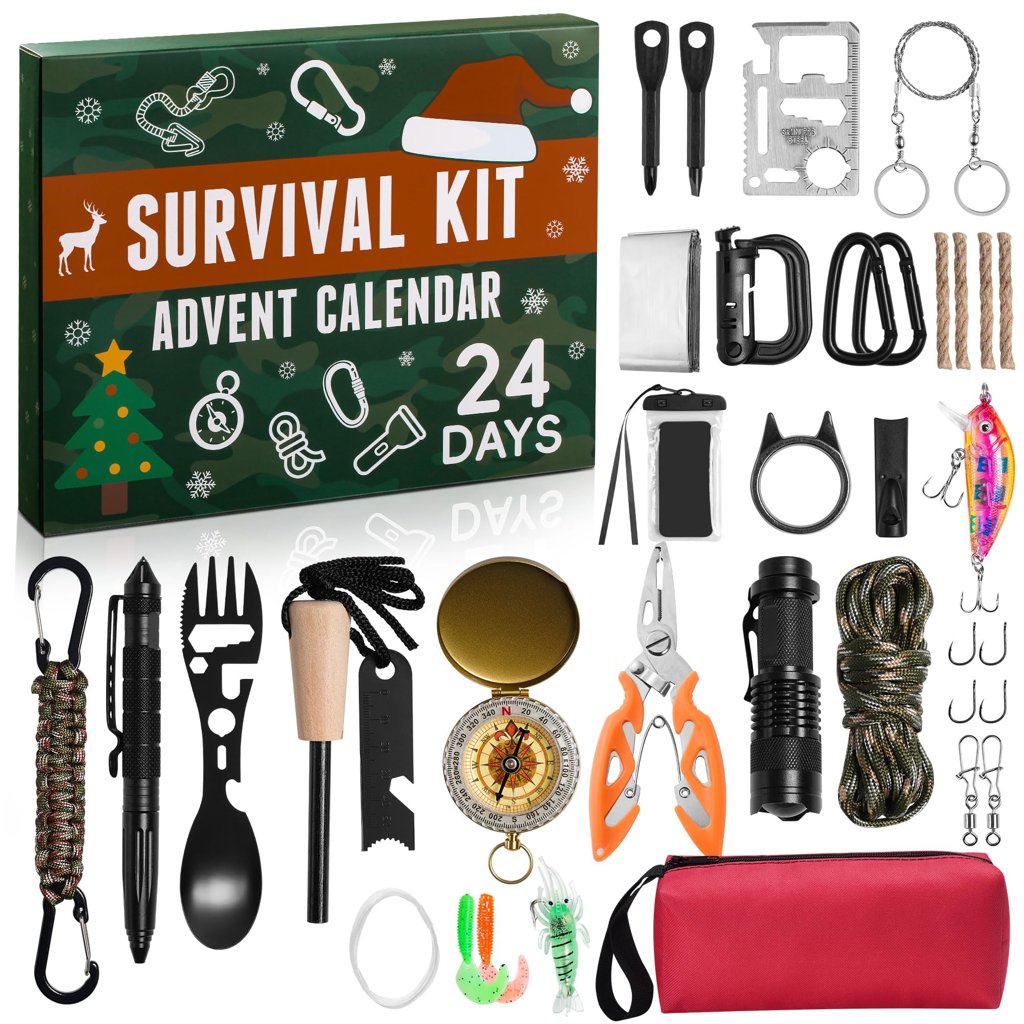 Calendario Adviento 2026 con kit de supervivencia para hombres