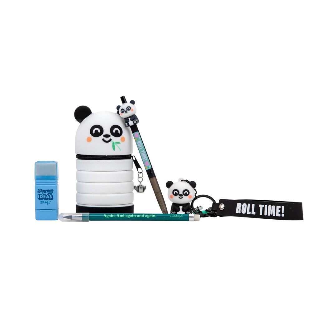 Pack Back to School Panda de Mr. Wonderful: libretas y bolis