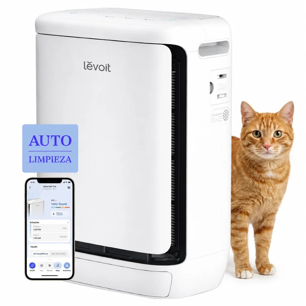 Purificador Levoit Vital Pet Pro: aire limpio con tu mascota