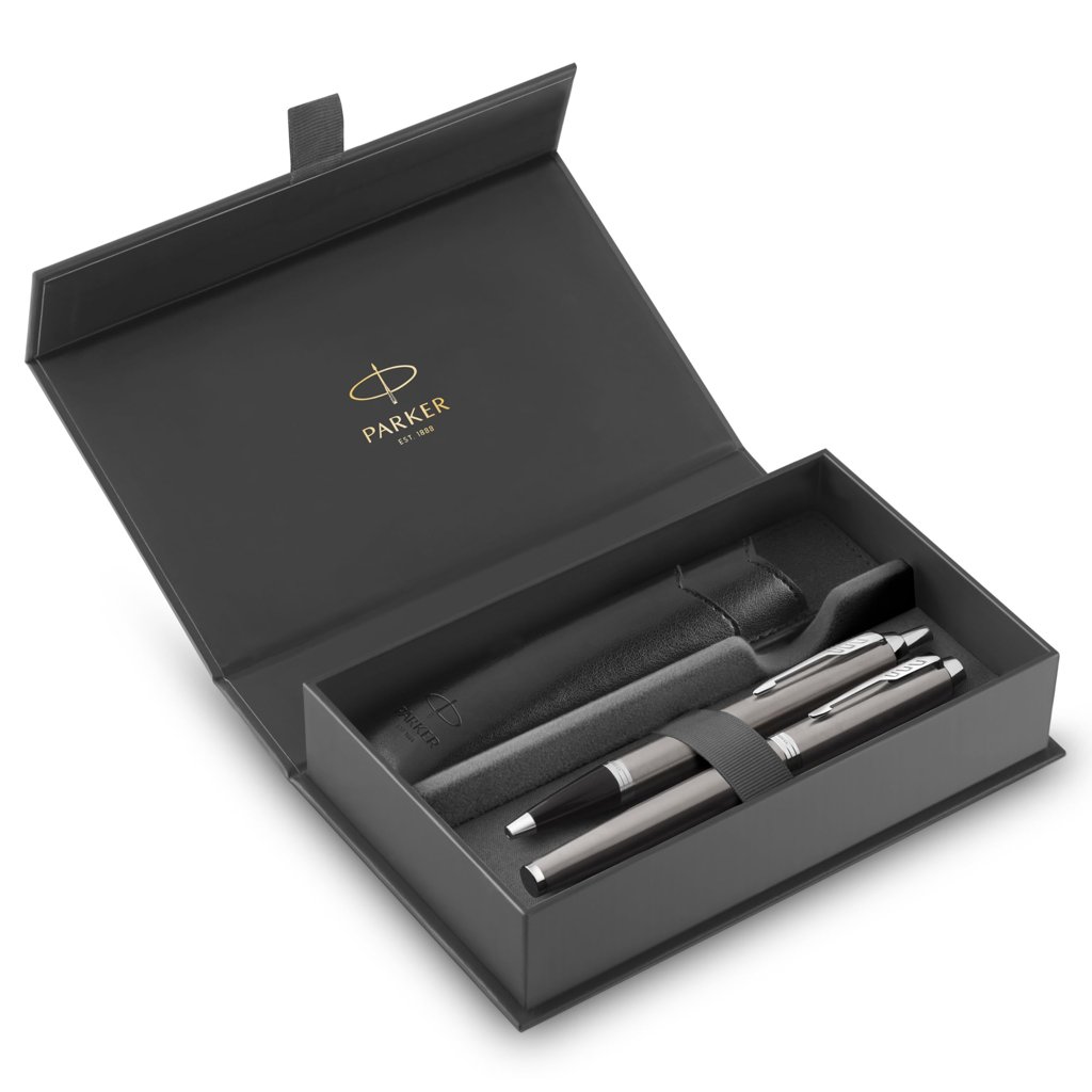 Parker IM Set de regalo Duo Pen | Pluma estilográfica bolígrafo y estuche