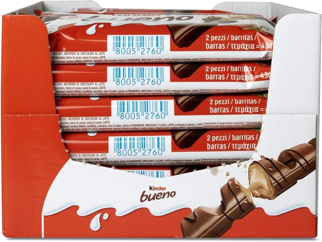 Pack de 30 Kinder Bueno a mitad de precio