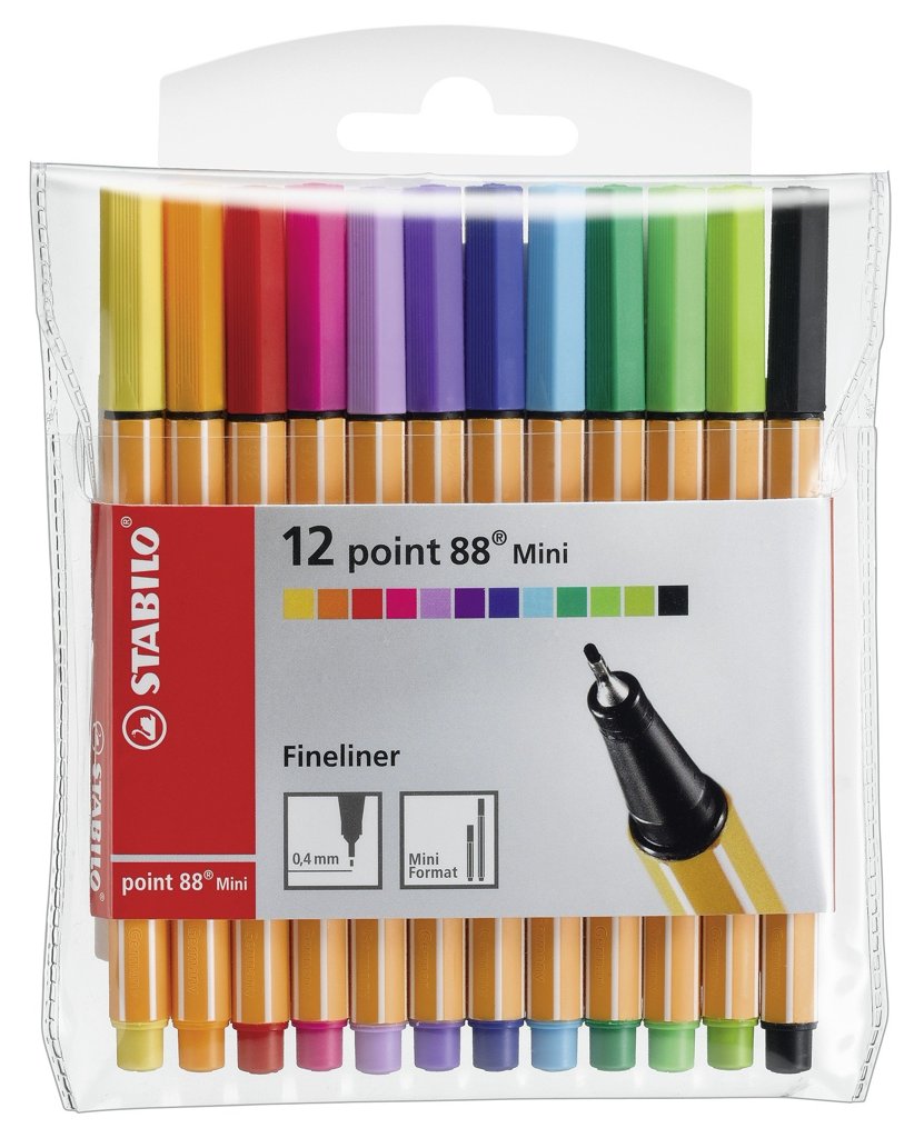 STABILO Point 88 Mini: marcador de punta fina y colores intensos