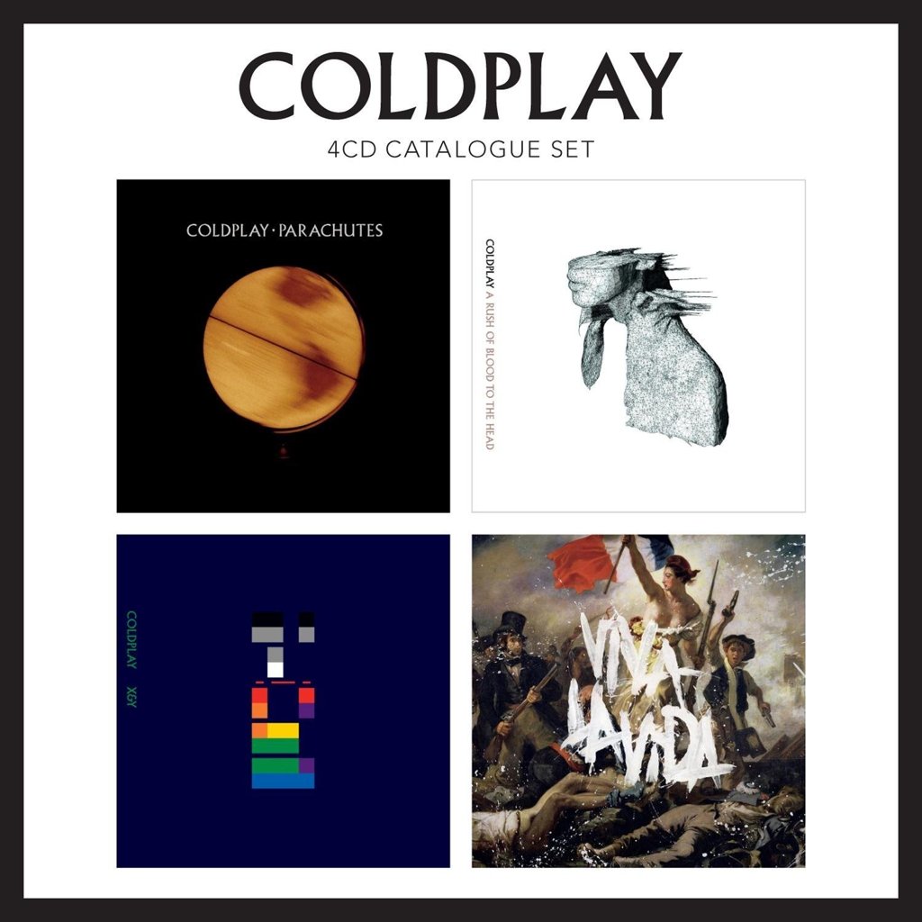 Colección completa de Coldplay: 4 álbumes clásicos en CD