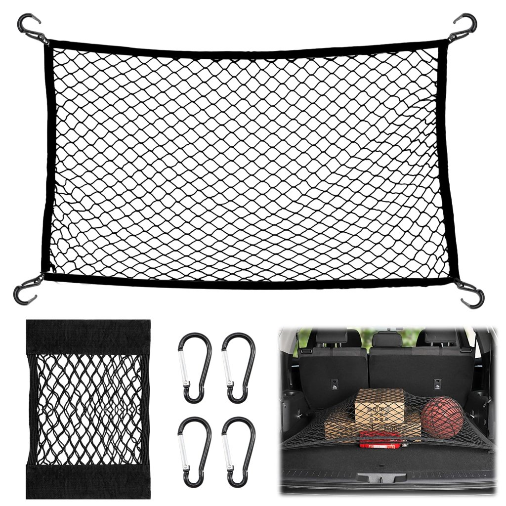 Organizador extensible para maletero Scettar – 40x60 cm y bolsa 72x108 cm