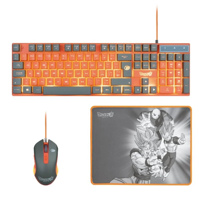Pack Dragon Ball Super: teclado, ratón y alfombrilla a precio rebajado